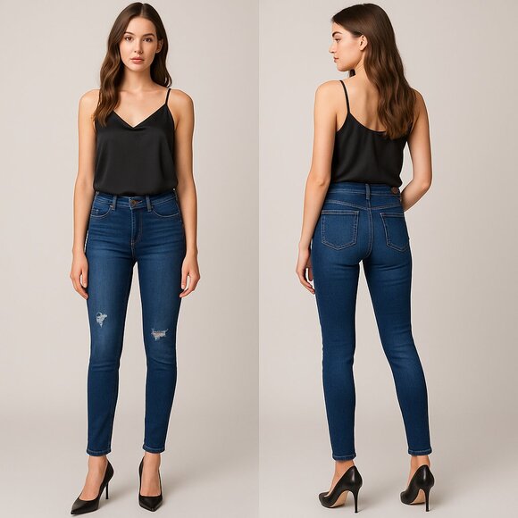 KUT FROM THE KLOTH 👖 Women’s Mid-Rise Toothpick Skinny Jeans - Size 10 💙 - Picture 1 of 16